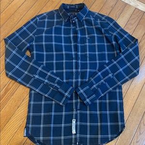 Stylish flannel button-up shirt by Superdry Premium
